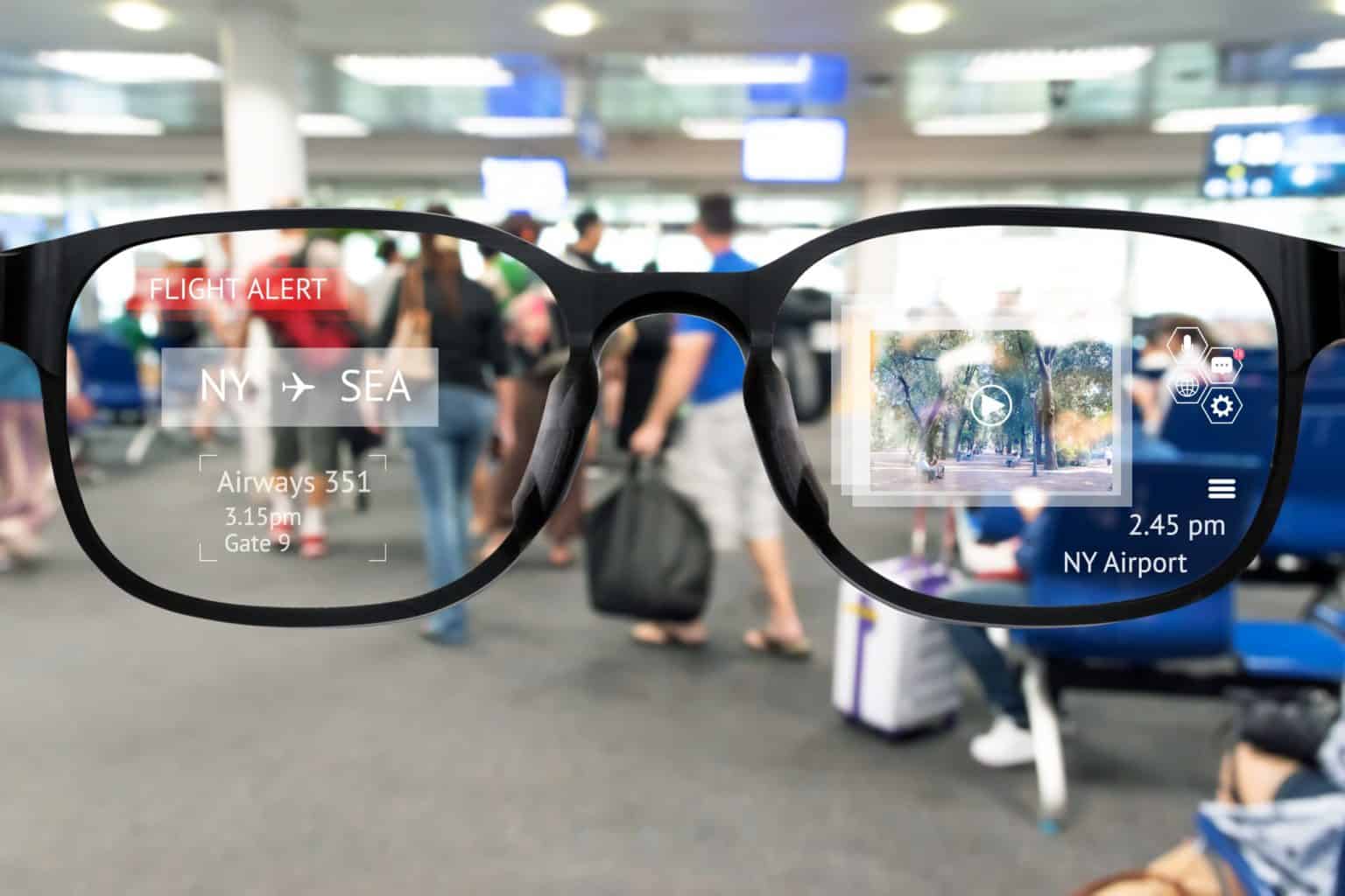 Augmented Reality Smart Glasses Screens